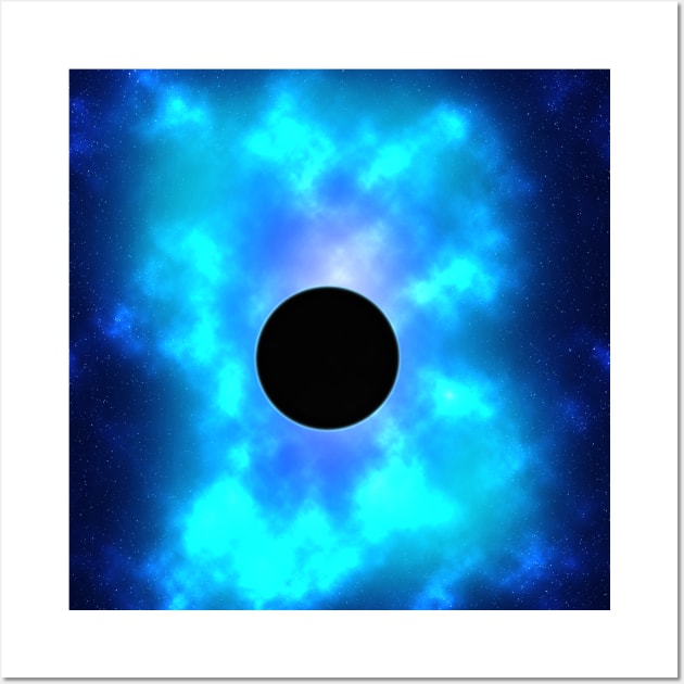 Cool Cold Planet - Blue Wall Art by The Black Panther